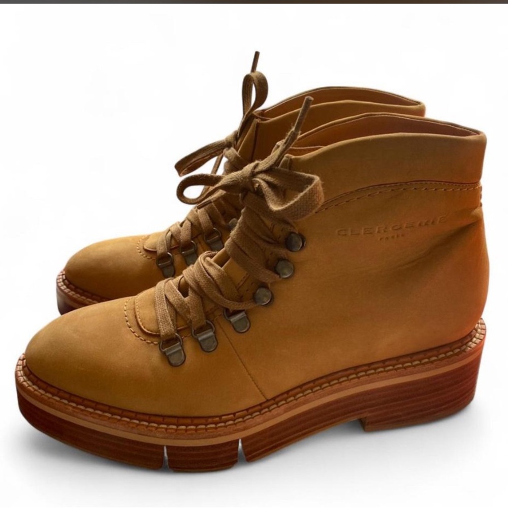 Women's Tan Leather Ankle Boots